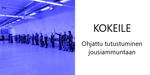 Jousiammunnan kokeileminen
